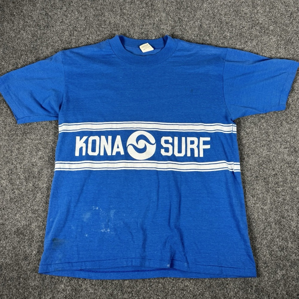 Vintage Kona Surf Skate Rad Single Stitch Sunstrokes 80s USA Large